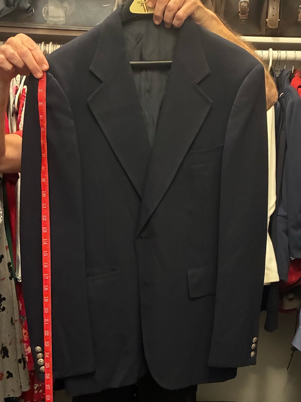 Roots Men's Dark Navy Single-Breasted Sport Coat Blazer